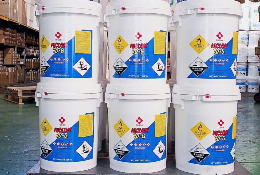 Hoá chất Chlorine Niclon Nhật Bản chính hãng Tosoh tại kho Winzone
