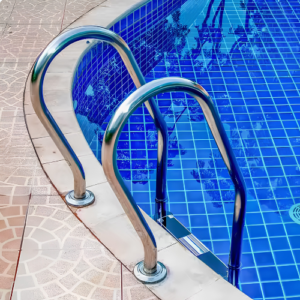 Thang Hồ Bơi 4 Bậc Inox 304