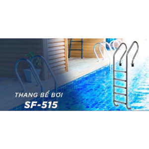 Thang hồ bơi 5 bậc Inox 304