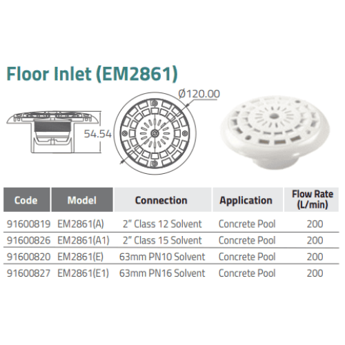 Đầu trả nước Emaux EM2861