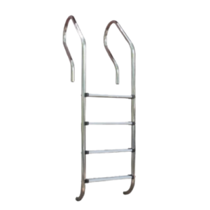 Thang Hồ Bơi 4 Bậc Inox 304 Tay Cong Chống Gỉ Cao Cấp Chính Hãng