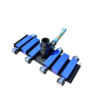 Bàn Hút Vệ Sinh Hồ Bơi 8 Bánh Xe 45cm Thanh Ray Nhôm