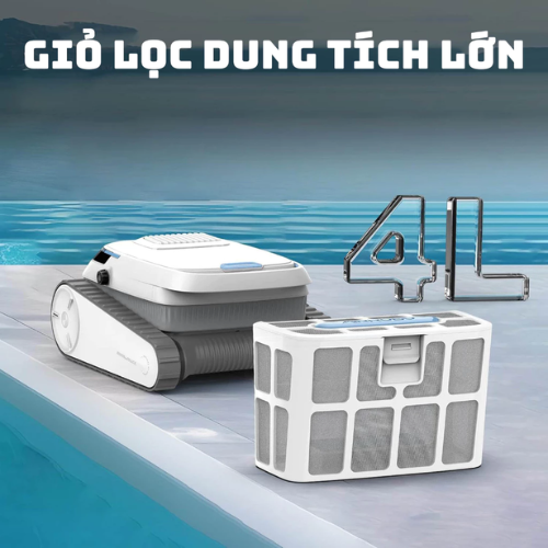 robot vệ sinh hồ bơi PC10