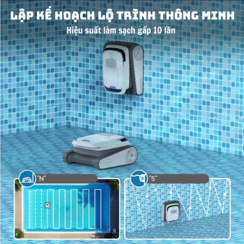 robot vệ sinh hồ bơi PC10