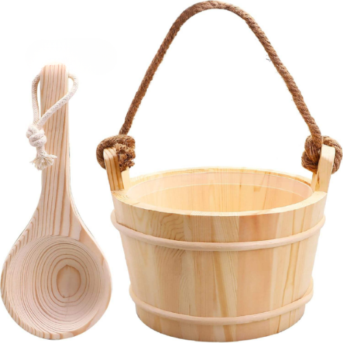 bộ xô gáo gỗ quai thừng