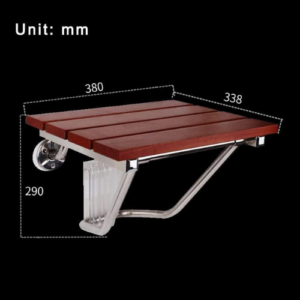 Ghế Gỗ Gấp Gắn Tường Phòng Xông Hơi Ướt