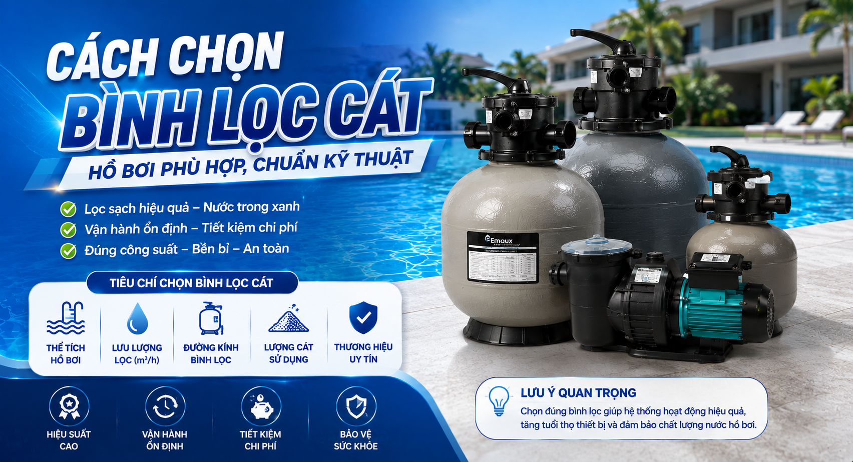 bình lọc cát hồ bơi