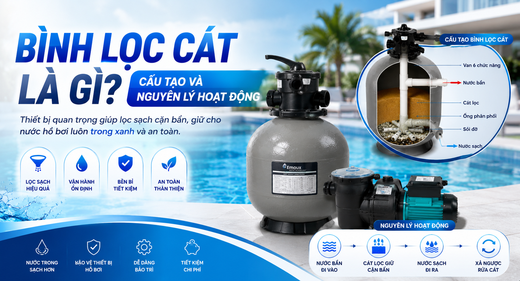 bình lọc cát