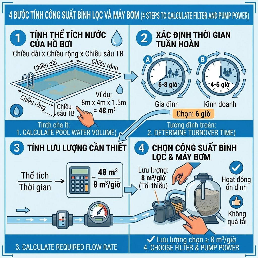 công suất bình lọc
