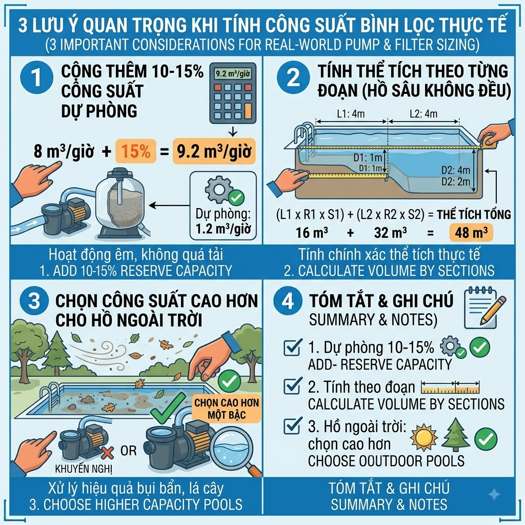 công suất bình lọc