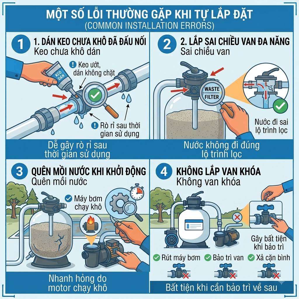 lắp bình lọc