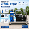 bộ vệ sinh bể bơi di động