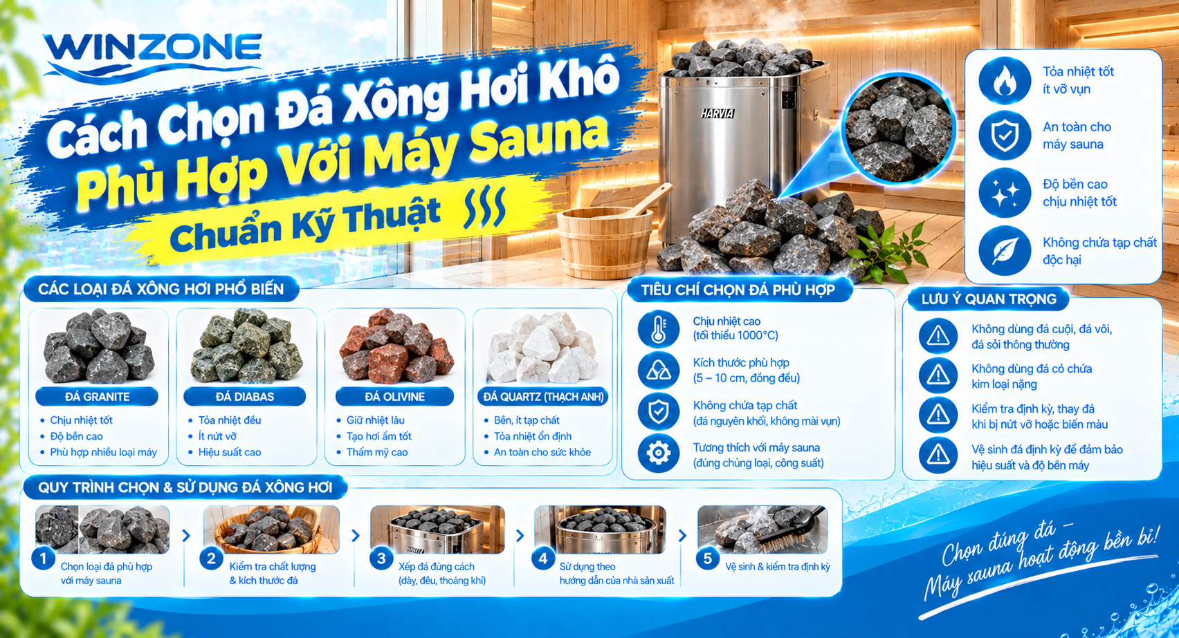 đá xông hơi khô
