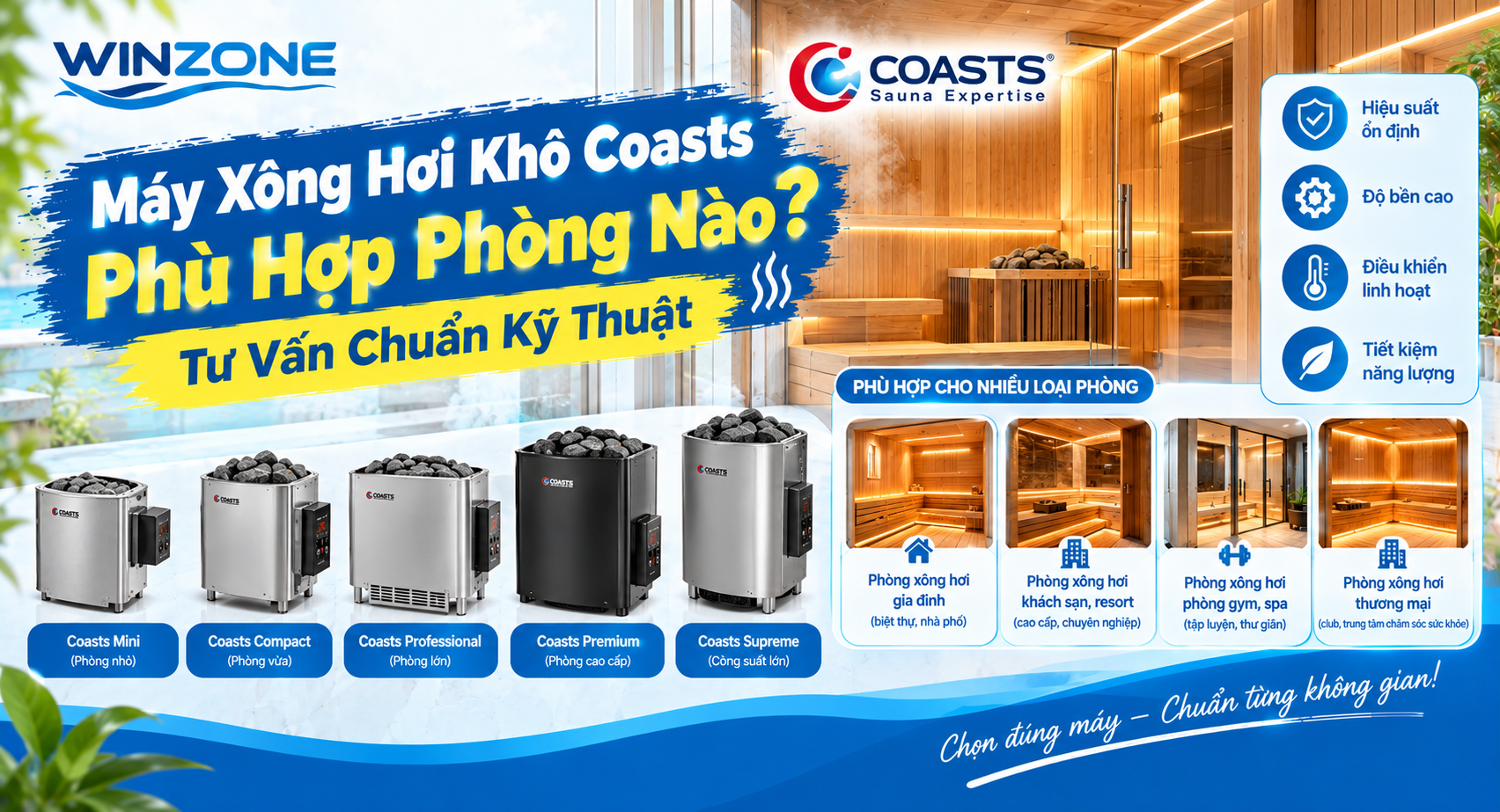 máy xông hơi khô Coasts