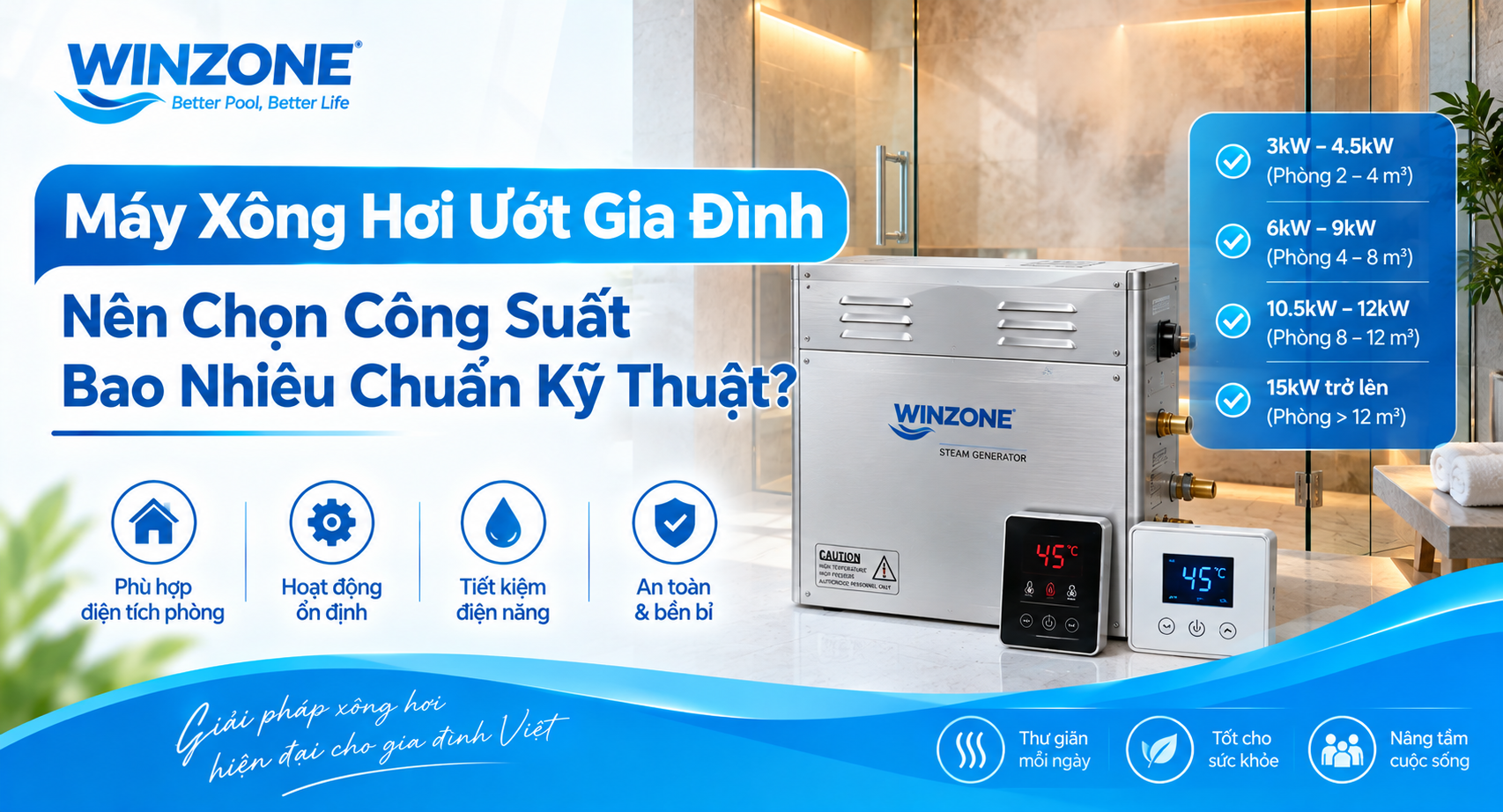 máy xông hơi ướt gia đình