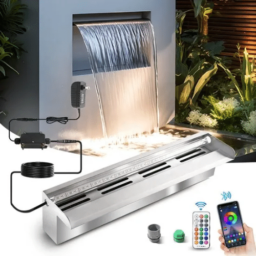 Thác nước bể bơi inox 304