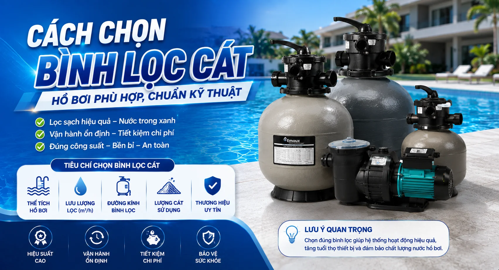 bình lọc cát hồ bơi