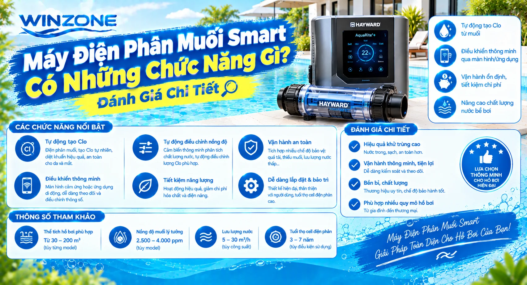 máy điện phân muối Smart